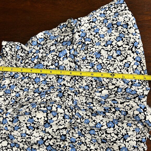 NWT Zara blue floral skort, M - Picture 9 of 9